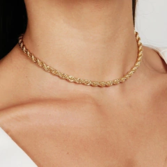 Choker cordão baiano 4 mm