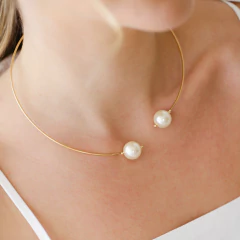 Choker Aro Perola 
