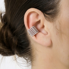PIERCING FAKE 6 FIOS COM ZIRCONIAS RODIO
