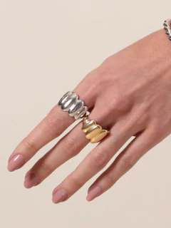 ANEL DETALHADO MAX AJUSTÁVEL - Adrélle Semijoias