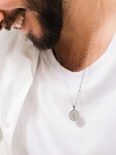 CORRENTE MASC ELOS COM PINGENTE SAO BENTO - comprar online