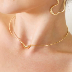 Choker aro organico 