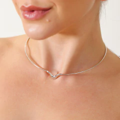 CHOKER ARO ORGANICO VITORIA - Adrélle Semijoias