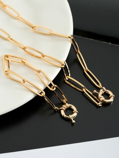 CHOKER ELOS OVAIS COM FECHO BOIA - comprar online