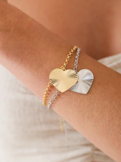 PULSEIRA ELOS PORTUGUÊS COM PINGENTE CORAÇÃO na internet