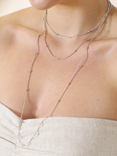 Imagen de CHOKER RABO DE RATO ESFERAS