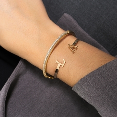 BRACELETE PERSONALIZADO 2 LETRAS