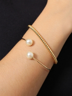 BRACELETE ARO COM PEROLA - online store