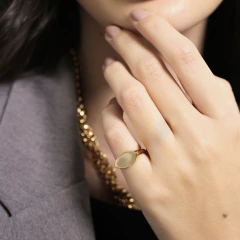 ANEL DEDINHO OVAL LISO AJUSTAVEL - buy online