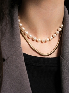 CHOKER PÉROLAS FEELING - Adrélle Semijoias