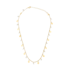 CHOKER DELICADA ZIRCONIA E CORAÇÃO - Adrélle Semijoias