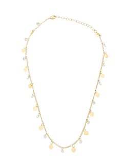 CHOKER DELICADA ZIRCONIA E CORAÇÃO - online store