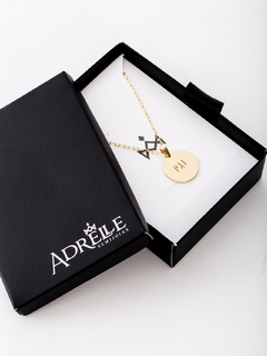 COLLAR CON CADENA Y MEDALLA DE PADRE - tienda online