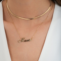 COLAR PERSONALIZADO NOME - Adrélle Semijoias