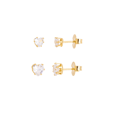 BRINCO DUO CORAÇÃO ZIRCONIA - buy online