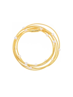 Imagem do PULSEIRA CORDA DE VIOLÃO PEROLAS FECHO IMÃ
