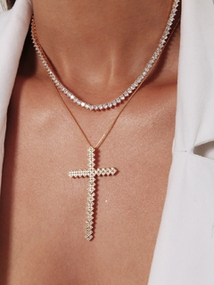 CHOKER RIVIERA CRISTAL CRAVAÇÃO 3 PONTOS en internet