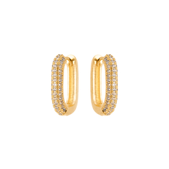 BRINCO RETANGULAR CLICK COM ZIRCONIAS PURE - comprar online