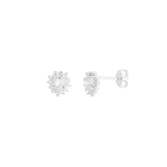 BRINCO CORAÇÃO ZIRCONIA PRATA 925 - tienda online