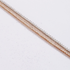 COLAR RIVIERA CRAVAÇÃO 3 GARRAS RODIO BRANCO - comprar online