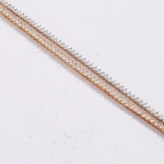 COLAR RIVIERA CRAVAÇÃO 3 GARRAS RODIO BRANCO - buy online