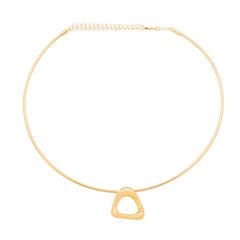 CHOKER ARO COM PINGENTE ORGANICO ELLA en internet