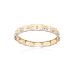 BRACELETE BICOLOR UNIQUE - Adrélle Semijoias