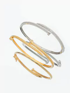 BRACELETE PREGO CRAVEJADO COM ZIRCONIAS - online store