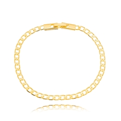 PULSEIRA ELOS GRUMET 4,7MM 18CM - Adrélle Semijoias