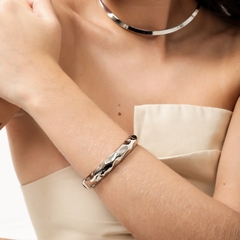 BRACELETE ORGÂNICO MAXI ARTICULADO - Adrélle Semijoias