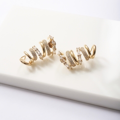 BRINCO EAR CUFF LUXO COM ZIRCONIA - comprar online