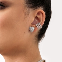 PIERCING FAKE TRÊS FILEIRAS CRAVEJADAS