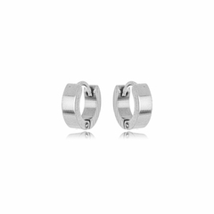 BRINCO ARGOLINHA CLIC AÇO INOX - Adrélle Semijoias