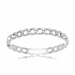 BRACELETE CORRENTE ARTICULADO - Adrélle Semijoias