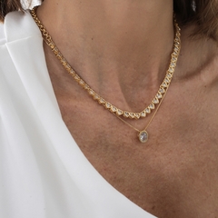 COLAR REDONDO CRISTAL ZIRCONIA