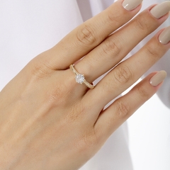 ANEL SOLITÁRIO MICRO ZIRCONIA