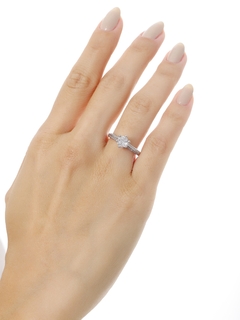 ANEL SOLITÁRIO MICRO ZIRCONIA RODIO - comprar online