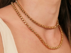 CHOKER CORRENTE ELOS REDONDOS - comprar online