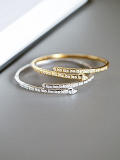Imagen de BRACELETE SNAKE CRAVEJADO