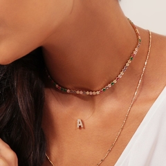 CHOKER RIVIERA COLOR 2,5MM - Adrélle Semijoias