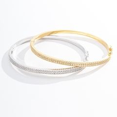 BRACELETE ZIRCONIA DUPLA LUXY - comprar online
