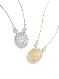 COLAR NOSSA SENHORA DAS GRAÇAS - Adrélle Semijoias