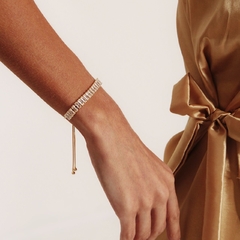 PULSEIRA BAGUETE CRISTAL AJUSTAVEL - buy online