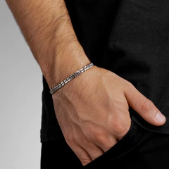 PULSEIRA AÇO INOX ELOS DUPLO GRUMET - comprar online