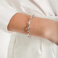 PULSEIRA ELOS OVAL MEDIA - Adrélle Semijoias