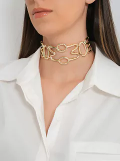 Image of CHOKER MAXI MINIMALISTA SILVIA