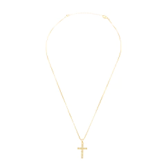 COLAR CRUZ MICRO ZIRCONIA - comprar online