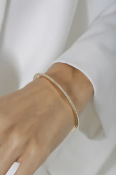 Imagem do BRACELETE CRAVEJADO ZIRCONIAS ARTICULADO