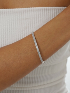 BRACELETE ZIRCONIA DUPLA LUXY