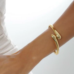 bracelete bold articulado semijoias 